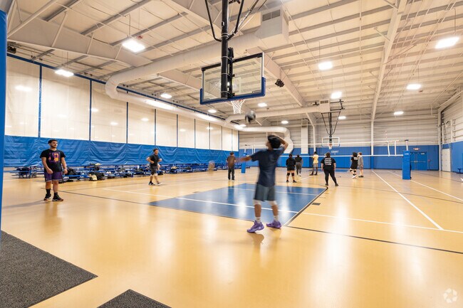 The Johnston Rec Center offers indoor courts and several ball fields.