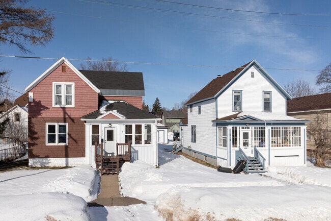 Bungalow homes with enclosed porches are a popular option in Sault Sainte Marie.