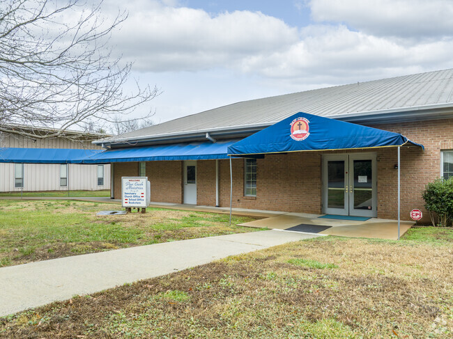 Paw Creek Christian Academy office entrance.
