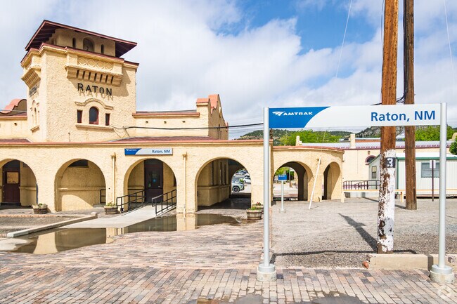 Raton Station has convenient morning and evening Amtrak service.