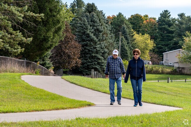 Attica Township Park is a favorite destination for locals looking to exercise outside.