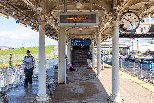 The The Lancaster Station near Chestnut Hill gets commuters to Philly, New York City and beyond.