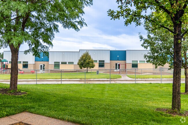 Coyote Ridge Elementary is a large campus.