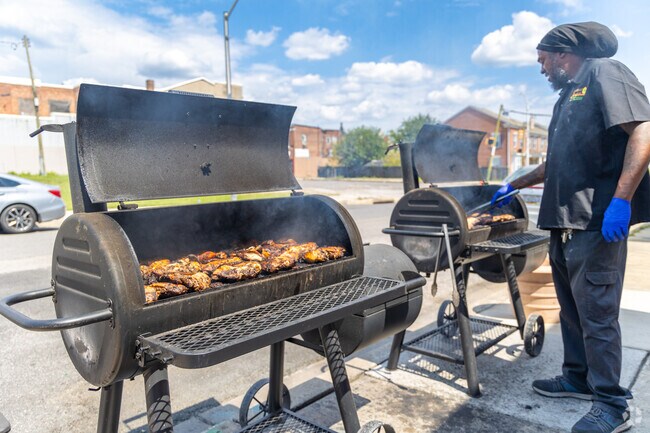 Indulge in authentic Caribbean cooking at Brudah's Caribbean Kitchen in Baltimore's Penn North.