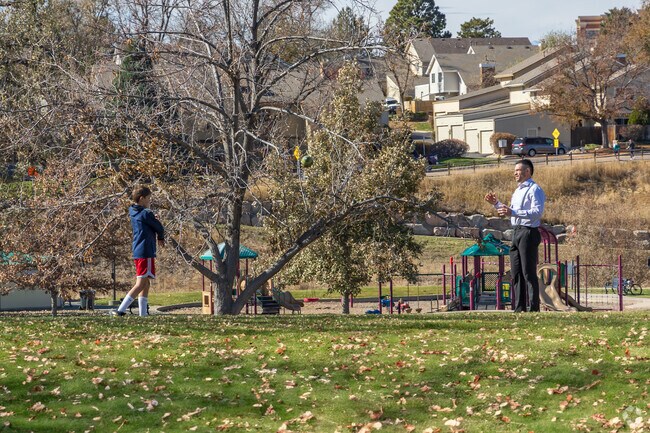 Enjoy playin catch at Cherry Knolls Park in the afternoon near the Knoll neighborhood.