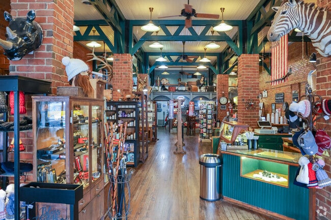 Visit Shoemaker & Hardt General Store and browse the merchandise or get coffee and a scone.