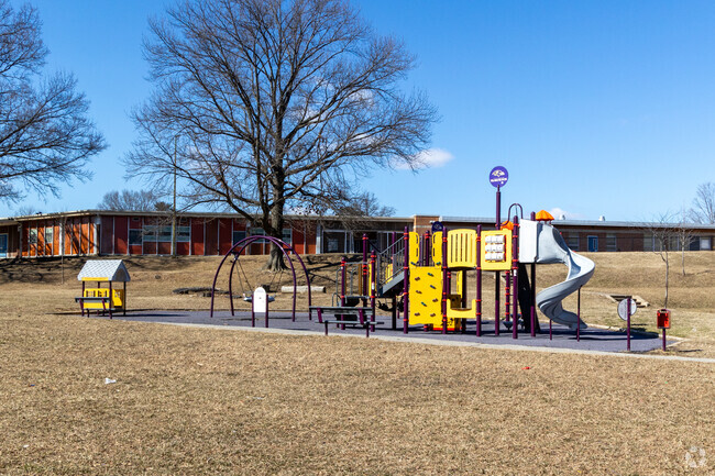 The playground at Park Heights Academy.