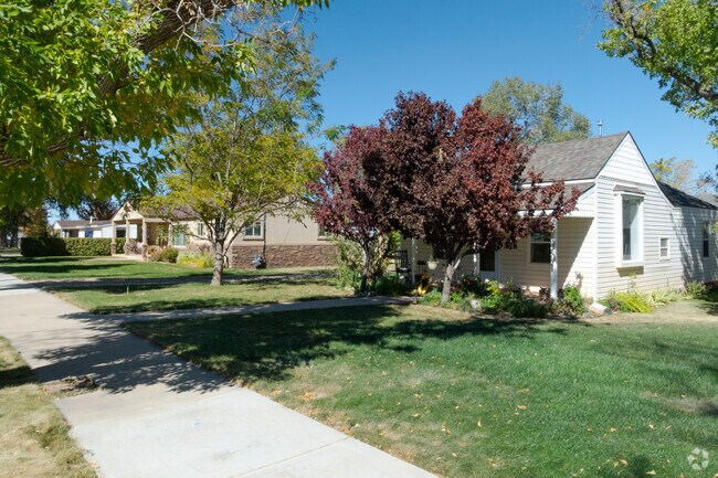 Tree-lined streets in Parowan showcase quiet neighborhoods and open yards.