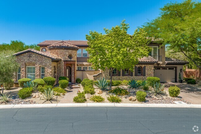 There are neighborhoods that boast semi-custom homes like this one in Mountain's Edge Nevada.