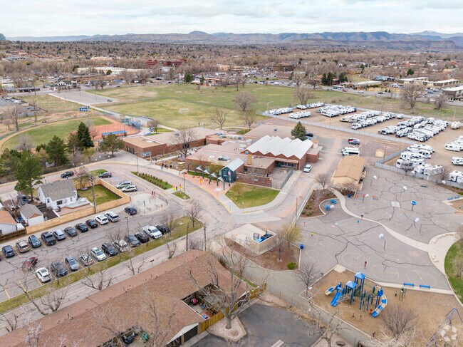 Peak Expeditionary School serves children in pre-k through fifth grade.