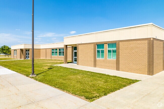 Beadle Middle School is in the center of a large suburban neighborhood called Millard.