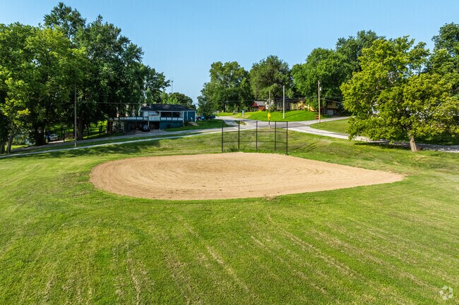 Davis Park features two baseball diamonds for Harrison residents.