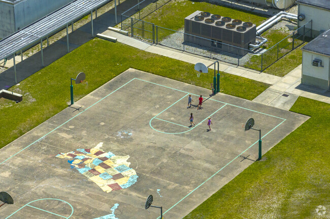 Students can enjoy shooting some hoops at Bunnell Elementary.