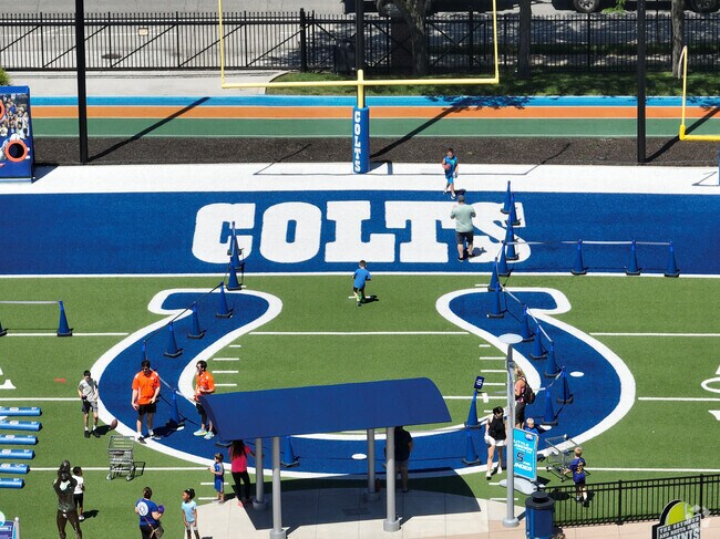 The Indianapolis Chidren's Museum has a beautiful outdoor sports complex in Mapleton Fall Creek.
