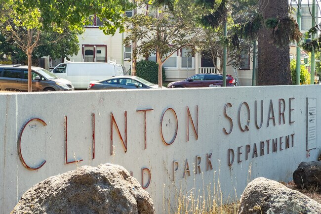 Clinton Square Park in Peralta-Laney, Oakland, CA.