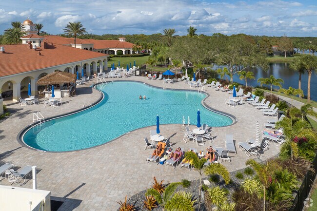 Many of the neighborhoods in Palmer Ranch in Sarasota have resort style amenities.