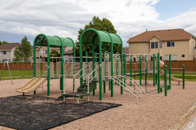 Indian Ridge Elementary School offers a playground area for students to play on.