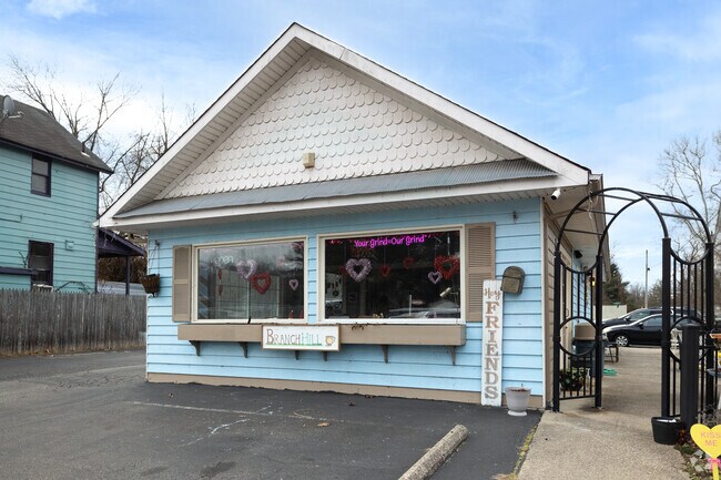 Grab a great cup of coffee and a sandwich at Branch Hill Coffee