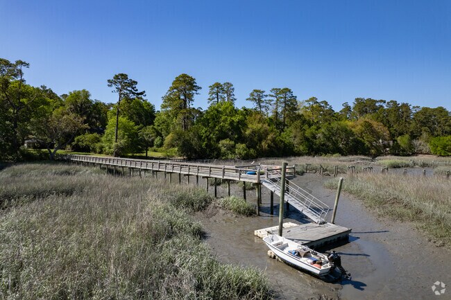 Some homeowners in Sandfly have access to the water via private docks.