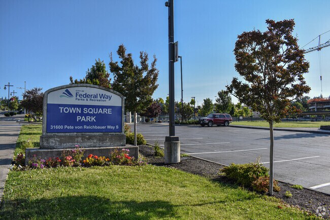 Stop by Town Square Park in Federal Way City Center.