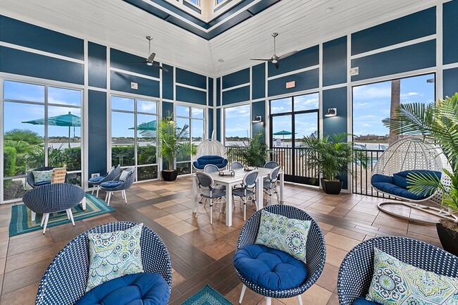 Hang out in our upscale clubhouse