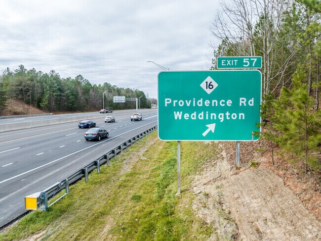 Providence Rd. is located off Interstate 485 in Charlotte.