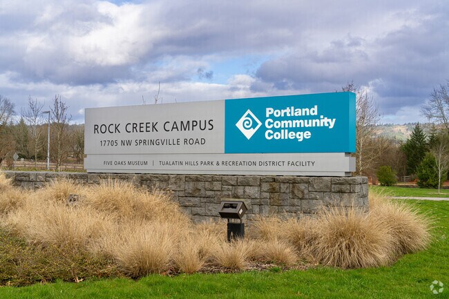 Portland Community College, Rock Creek, is just 2 miles north of Rock Creek.