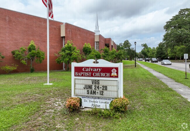 Calvary Christian School is on the campus of Calvary Baptist Church.