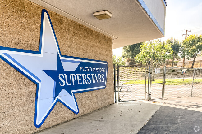 Floyd M. Stork Superstars are learning bright things at their elementary school.