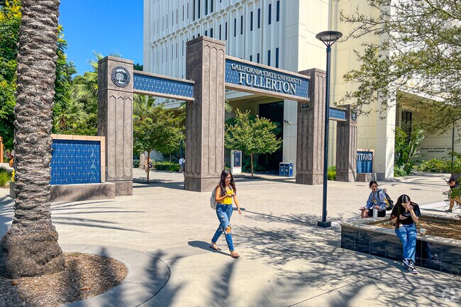 Cal State Fullerton College is a high rated school in bringing value to the neighborhood.