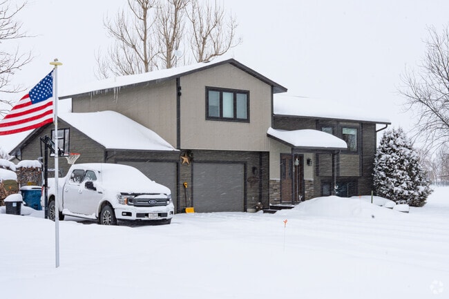 The split-level homes in Shepherd are built to withstand the sub-zero winter weather.