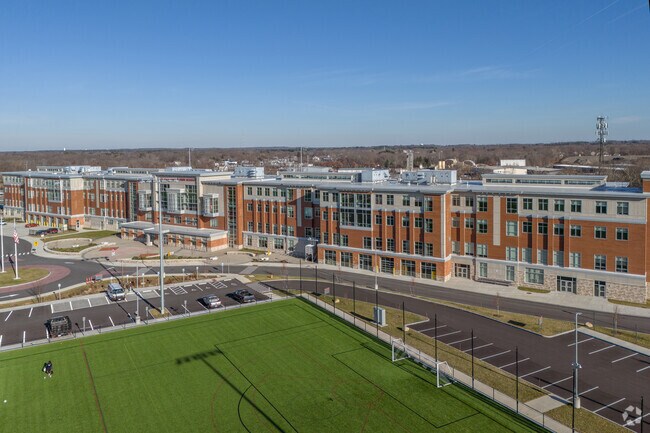 East Providence High School has a recently built facility including all new athletic fields.