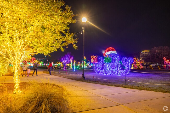 Mesmerizing lights at the Harbor Lights event are just around the corner from Long Beach.