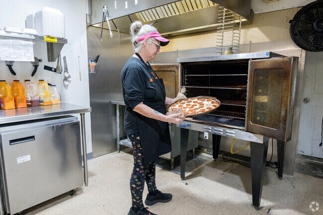 Panama Pizza is the place to go in Harmony for freshly made pies and friendly service.