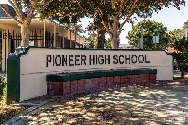 Pioneer High School offers courses like architectural design and sociology.
