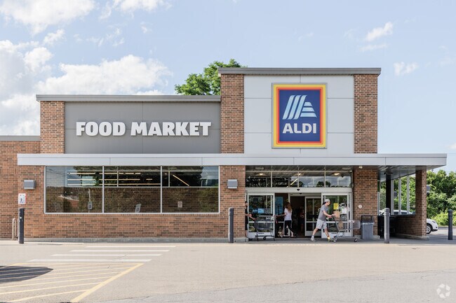 For groceries Bryant Park and Belle Sherman residents can shop nearby at Aldi's.