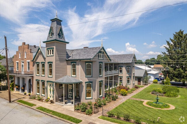 An extravagant Victorian home in Boiling Springs just off of Front Street.
