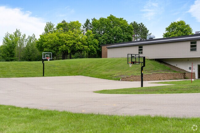 St Paul's Lutheran has a basketball court.