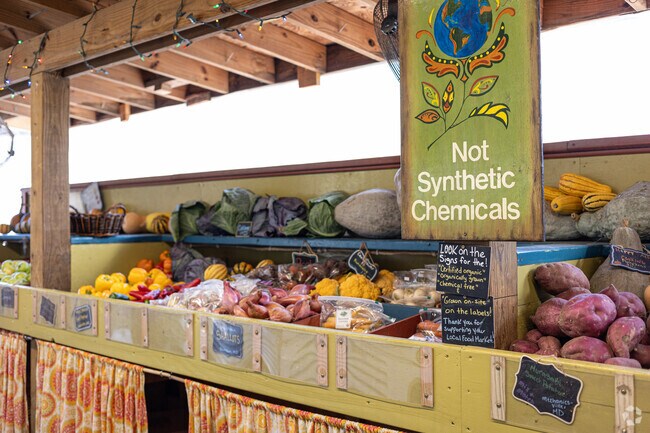 Find sustainable and organic produce at Chesapeake’s Bounty in St. Leonard.