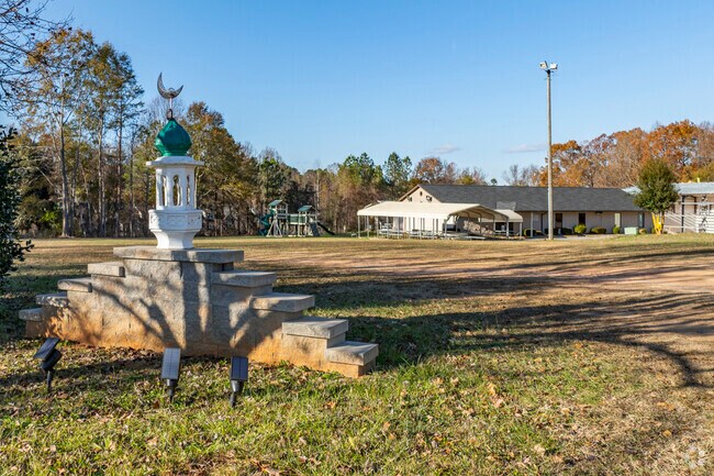 Smaller churches dot the Gastonia landscape like The Islamic Society of Gastonia.