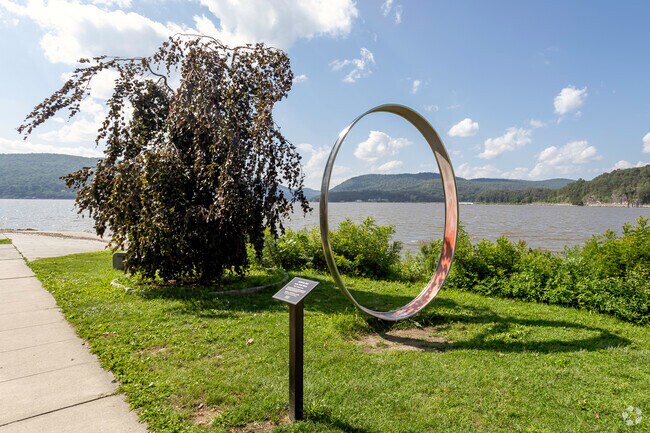 Monuments make up a big part of the scenery at Riverwalk.