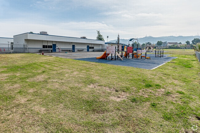 The playground at Bixby Elementary School in Hacienda Heights