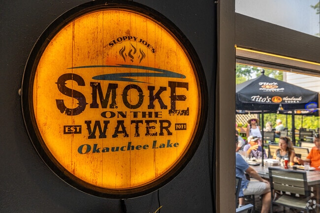 Locals can head to Smoke on the Water in near Lac La Belle for mouthwatering BBQ.