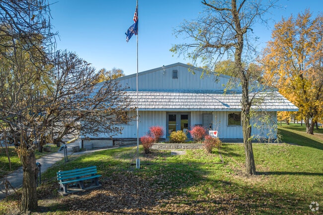 The Schneider Community Center, located in West Creek, serves also as a library.