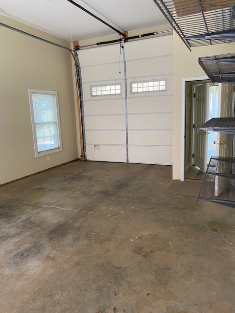 Downstairs apartment garage