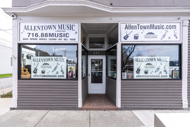 Allen Town Music is located in the heart of Grant-Amherst for local musicians to peruse.