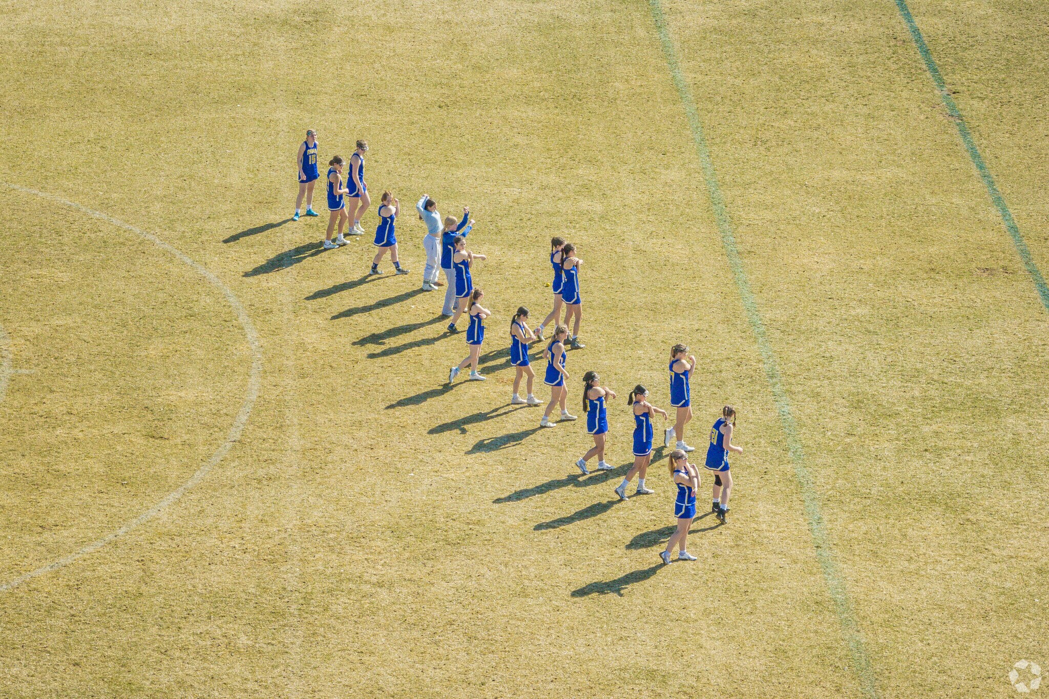 Drill Team practices 
in Fort Logan, Denver, CO.