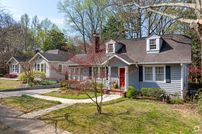 Cape Cod-style cottages are amongst the housing stock in Buckhead Forest.
