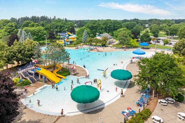 Greenfield Park has many activities for Biwers Woods residents, including Cool Waters Aquatic Center.
