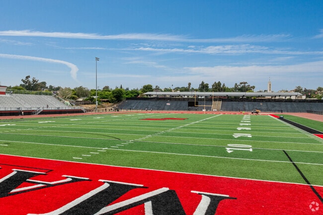 A look at the football field at Mount Miguel High in La Presa.